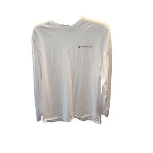 Vineyard Vines Mens XL Long Sleeve T-Shirt White Pink Ribbon